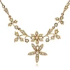 15ct and 9ct Yellow Gold Antique Floral Pearl Necklace