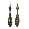 9ct Antique Piqué Earrings