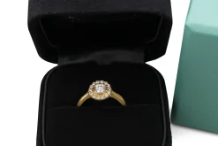 18ct Rose Gold and Platinum Tiffany and Co Enchant Diamond Flower Ring