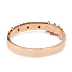 9ct Rose Gold Antique Edwardian Bangle