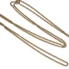 9ct Rose Gold Antique Muff Chain Necklace