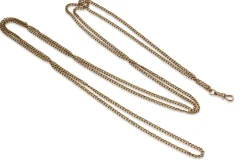 9ct Rose Gold Antique Muff Chain Necklace