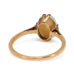 9ct Rose Gold Antique Opal Solitaire Ring