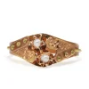 18ct Rose Gold Antique Pearl Ring