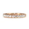 18ct Rose Gold .50ct Diamond Band