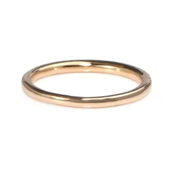 18ct Rose Gold .20ct Diamond Half Hoop Band