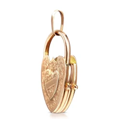 9ct Rose Gold Engraved Heart Locket Necklace