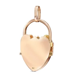 9ct Rose Gold Engraved Heart Locket Necklace