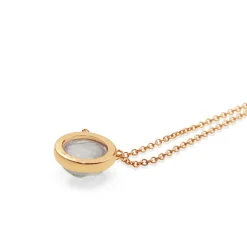 18ct Rose Gold Moonstone Necklace