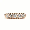 18ct Rose Gold Old Cut Diamond 5 Stone Ring