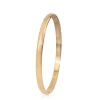 9ct Rose Gold Solid Round Bangle