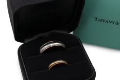18ct Rose Gold Tiffany and Co Classic Millgrain Band