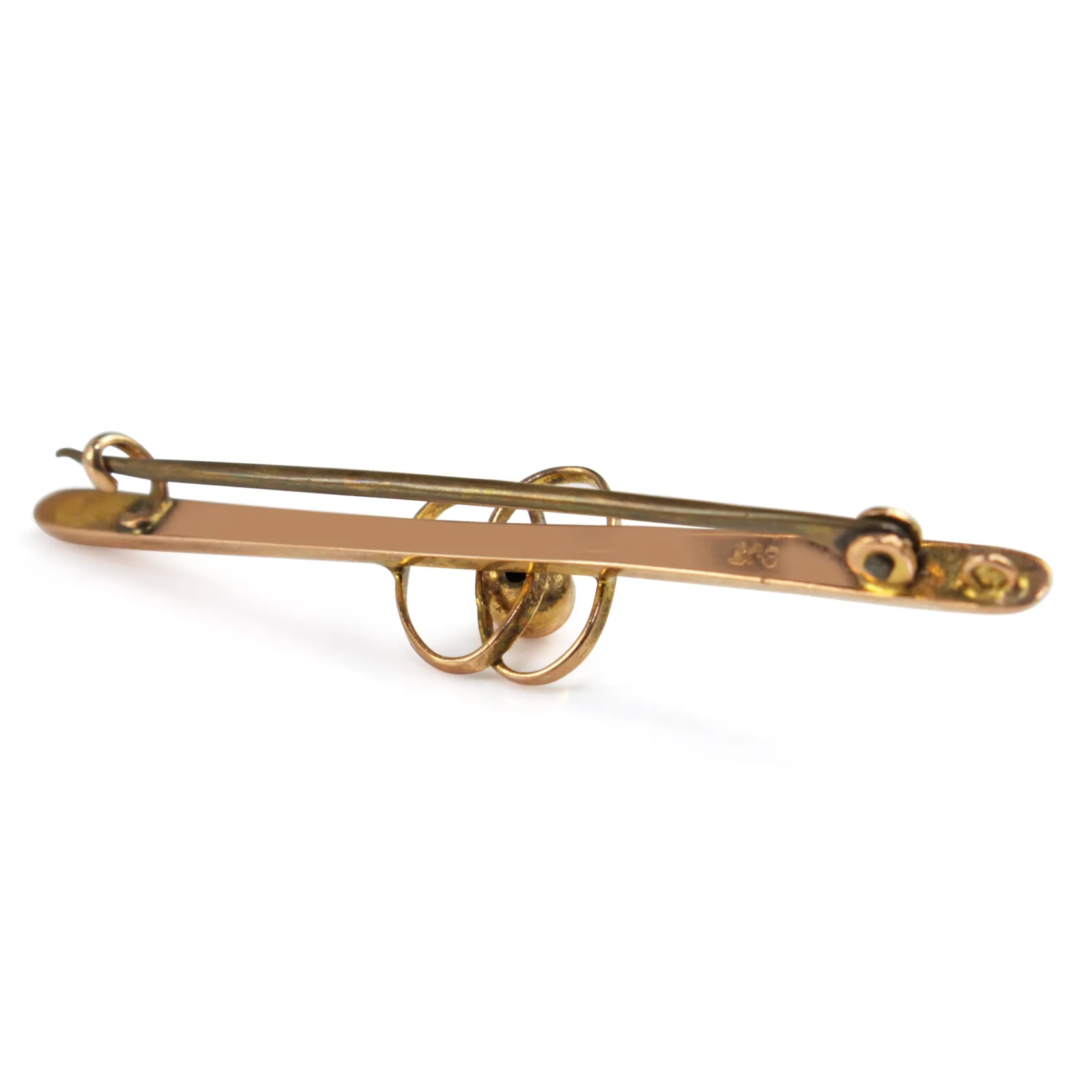 9ct Rose Gold Vintage Brooch