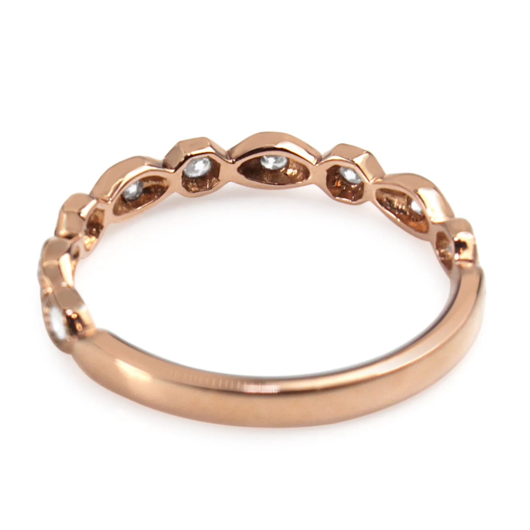9ct Rose Gold Vintage Style Ring