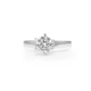18ct White Gold 6 Claw Diamond Solitaire Ring