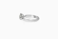 18ct White Gold 6 Claw Diamond Solitaire Ring