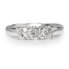 18ct White Gold 3 Stone Diamond Ring