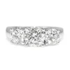 14ct White Gold 3 Stone Diamond Ring