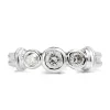 18ct White Gold 3 Stone Diamond Ring