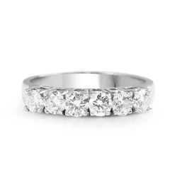 18ct White Gold 6 Stone Diamond Ring