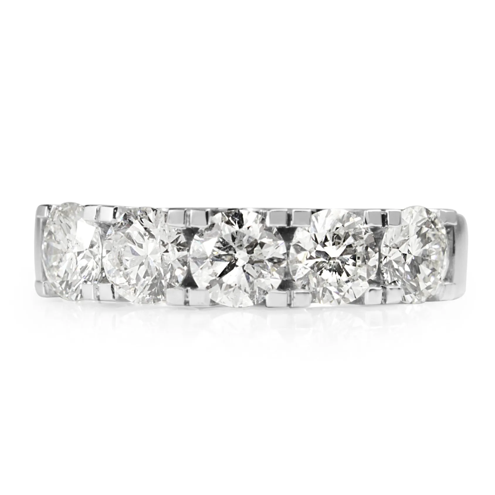 18ct White Gold 5 Stone Diamond Ring
