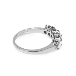 14ct White Gold 5 Stone Diamond Ring