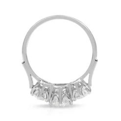 18ct White Gold 3 Stone Diamond Ring