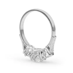 18ct White Gold 3 Stone Diamond Ring