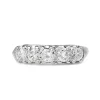 18ct White Gold 5 Stone Vintage Diamond Ring