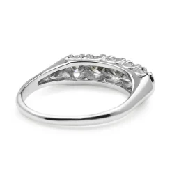 18ct White Gold 5 Stone Vintage Diamond Ring