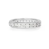 14ct White Gold All Round Diamond Band