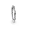 18ct White Gold All Round Diamond Band