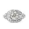14ct White Gold Art Deco Old Cut Diamond Ring