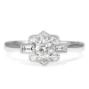 18ct White Gold Art Deco Style Diamond Ring