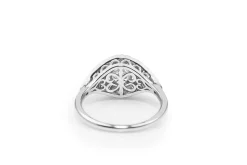 18ct White Gold Art Deco Style Diamond Ring