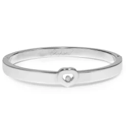 18ct White Gold Chopard 'Happy' Diamond Bangle