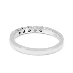 18ct White Gold .50ct 5 Stone Diamond Band Ring