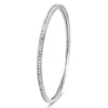 14ct White Gold 1.30ct All Round Diamond Bangle