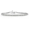 14ct White Gold 4ct Diamond Tennis Bracelet