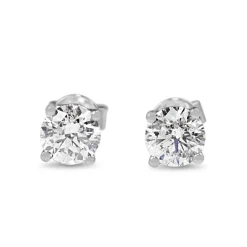 18ct White Gold 1.00ct Diamond Stud Earrings