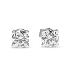 18ct White Gold 1.00ct Diamond Stud Earrings
