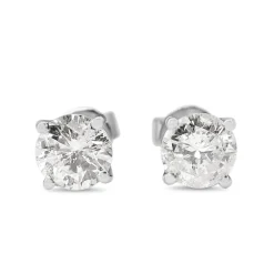 14ct White Gold 1.70ct Diamond Stud Earrings