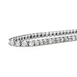 14ct White Gold 5.00ct Diamond Tennis Bracelet
