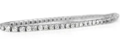 14ct White Gold 4ct Diamond Tennis Bracelet