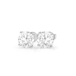 18ct White Gold 2.30ct Diamond Stud Earrings