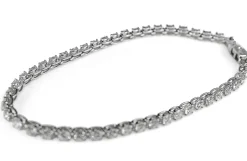 18ct White Gold 4ct Diamond Tennis Bracelet