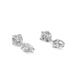 14ct White Gold 1.05ct Diamond Stud Earrings