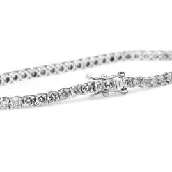 14ct White Gold 5.00ct Diamond Tennis Bracelet