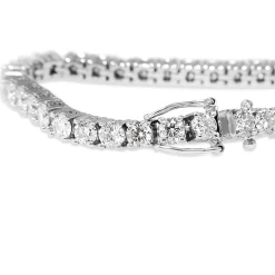 18ct White Gold 10.75ct Diamond Tennis Bracelet