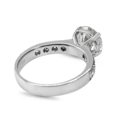 18ct White Gold 3.01ct Diamond Solitaire Ring